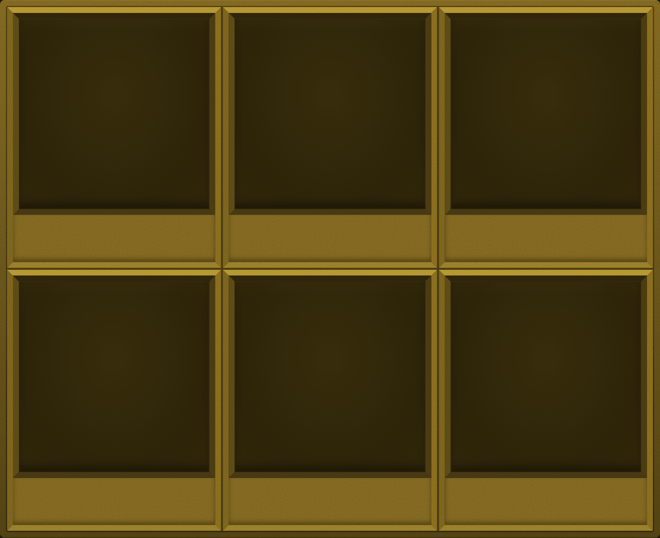 Molten Gold Display Case (2x3)